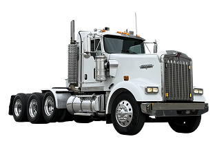 White Semi Truck